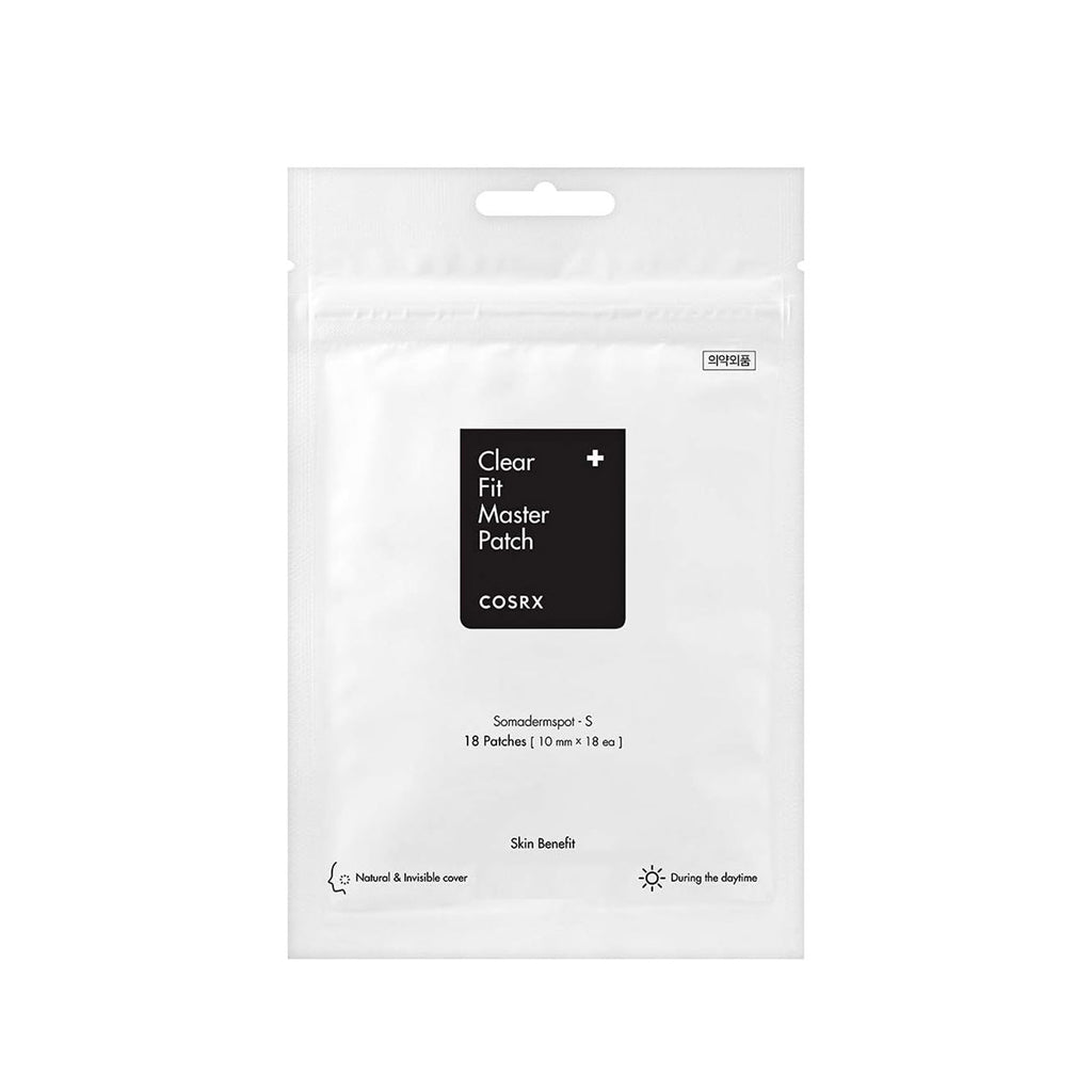 COSRX Clear Fit Master Patch 18 Patches | Healing Pimple Patches for Blemishes and Zits | Hydrocolloid Dressing | Quick & Easy Spot Treatment