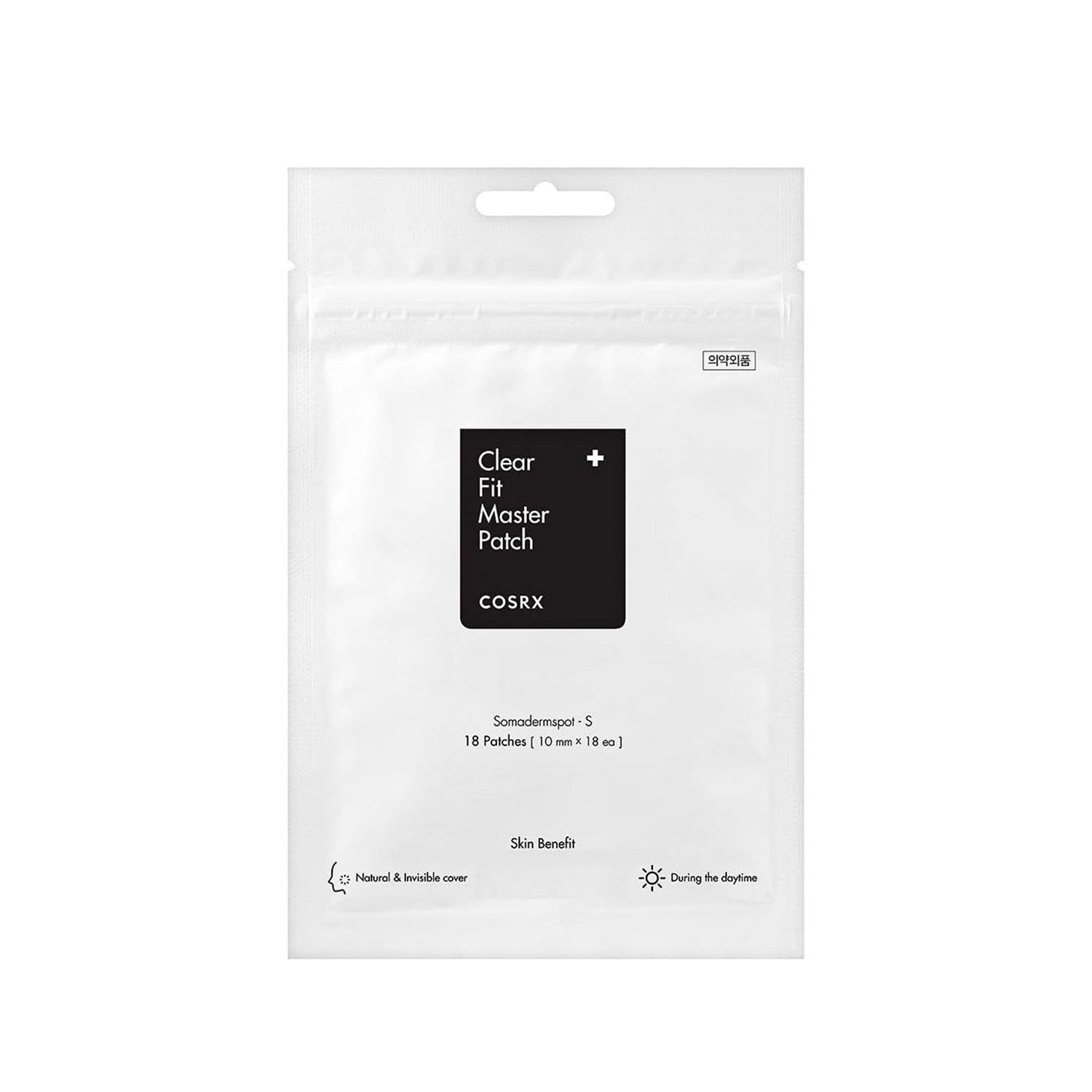 COSRX Clear Fit Master Patch 18 Patches | Healing Pimple Patches for Blemishes and Zits | Hydrocolloid Dressing | Quick & Easy Spot Treatment