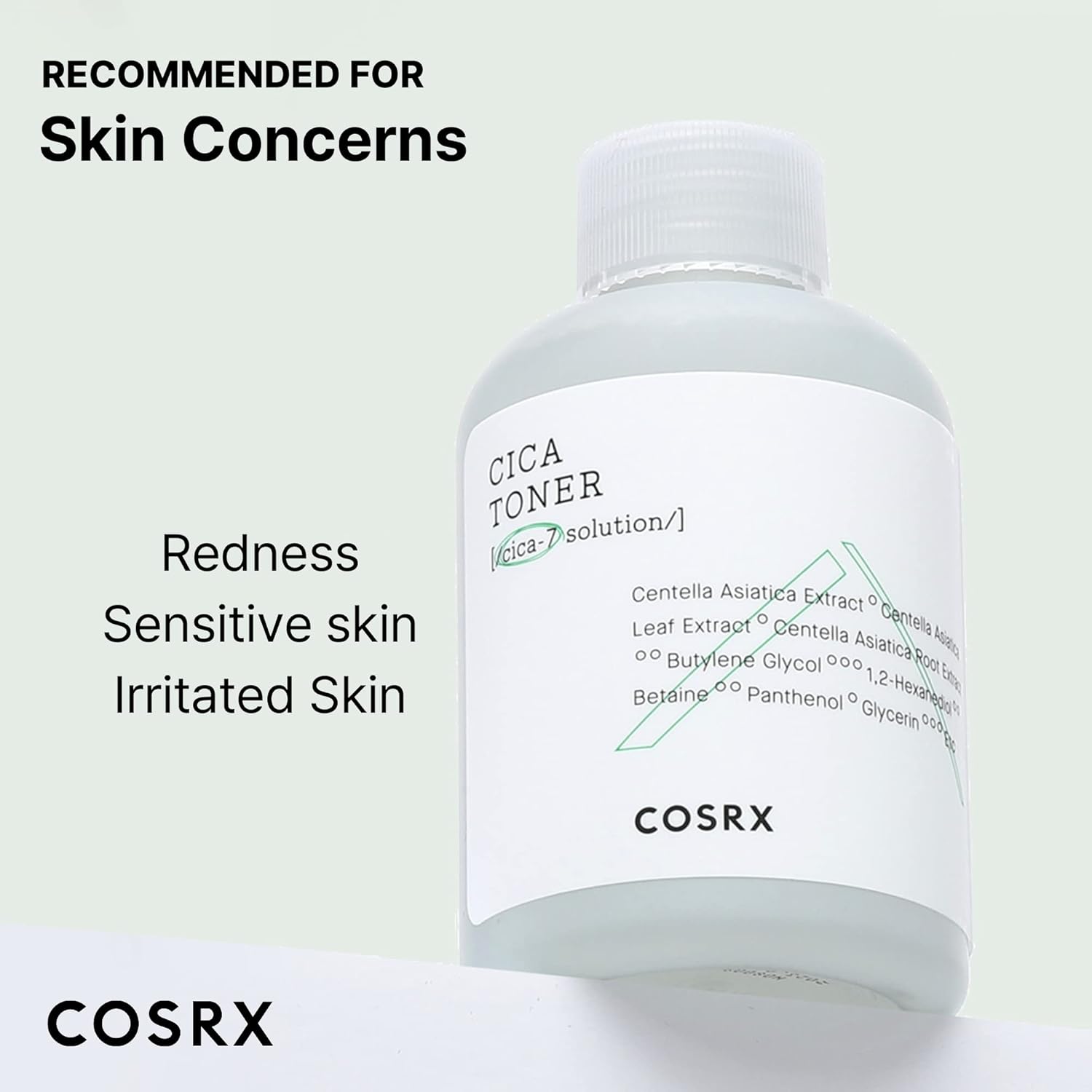 COSRX Pure Fit CICA Toner, 150ml / 5.07 fl.oz | Soothing Korean Toner for Sensitive Skin | Centella Asiatica Facial Toning Water | Korean Skin Care, Not Tested on Animals, Sulfates Free, Paraben Free