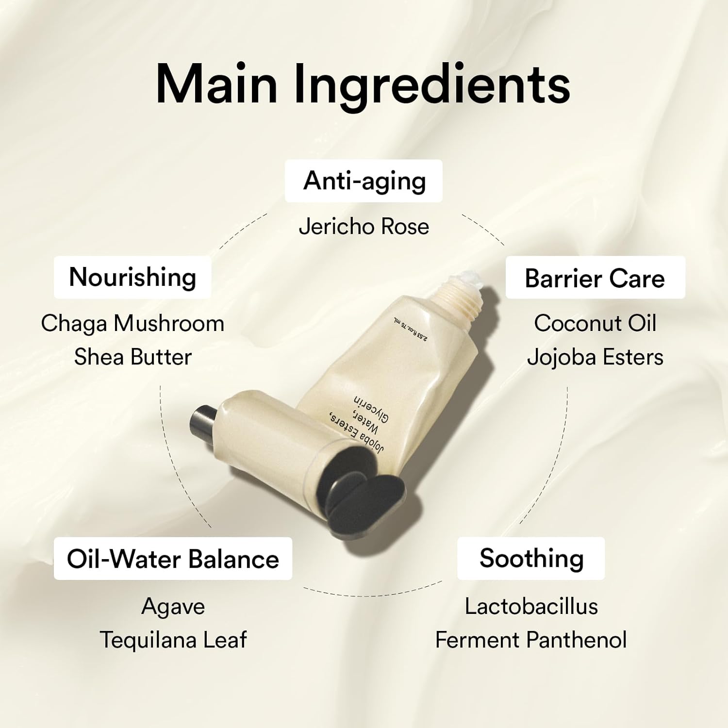 Abib Jericho Rose Cream 75ml - Hypoallergenic, Anti-Aging Moisturizer for Dry Skin