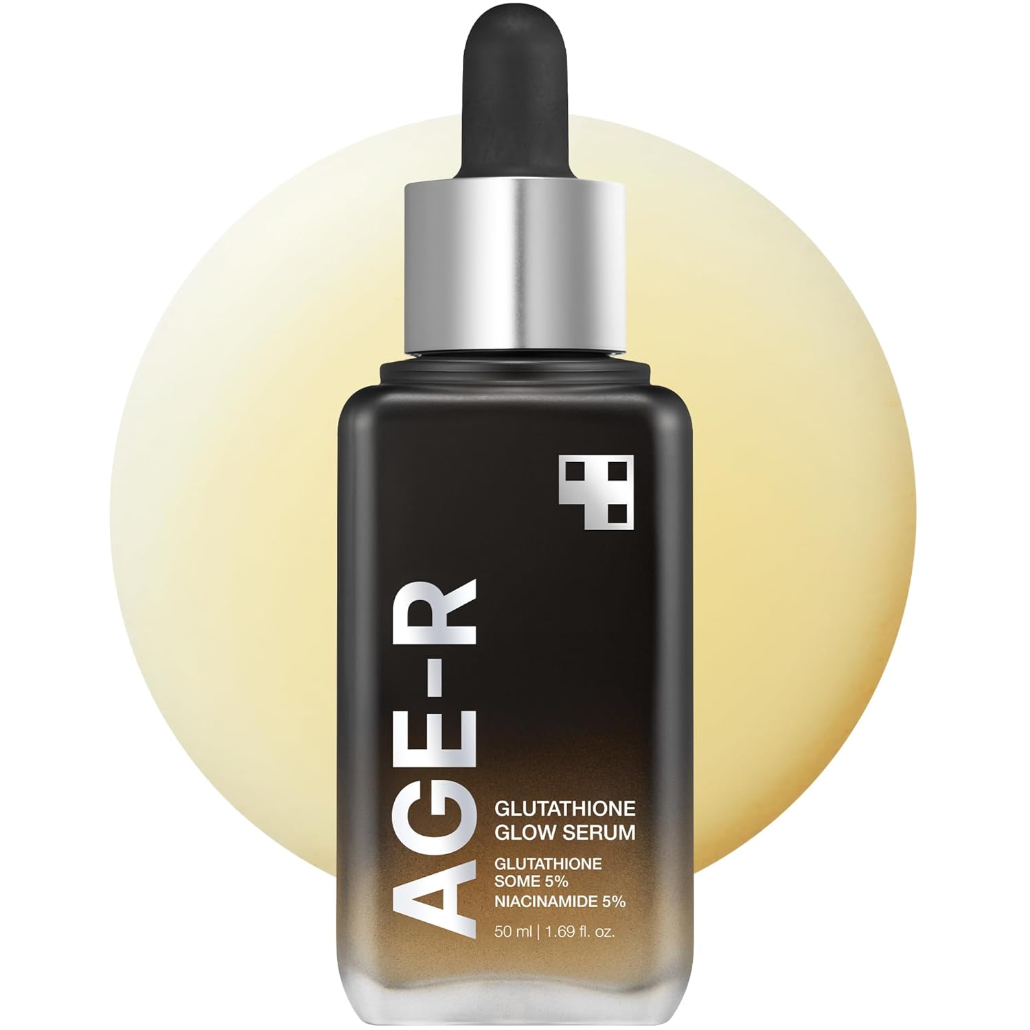 medicube AGE-R Glutathione Glow Serum - Antioxidant & Elasticity Care Serum for 24Hr Pure Radiance, Korean Glass Glow Skin, Daily Use for Youthful Skin, Korean Skincare