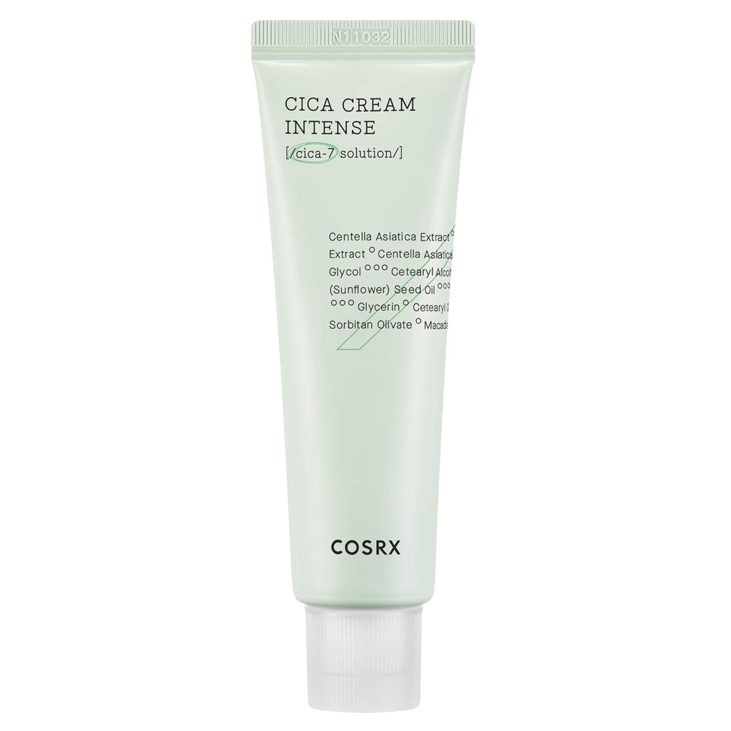 COSRX Pure Fit Cica Intensive Cream 1.7 oz/ 50 mL | For Dry Sensitive Skin, Centella Asiatica Face Moisturizer Recommended for Acne-Prone Skin, Reduce Redness, Not Tested on Animals, Korean Skin Care