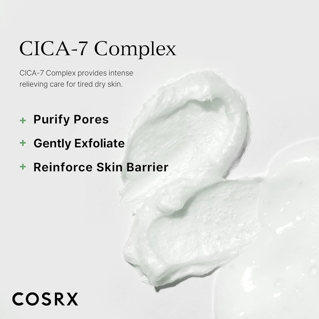 COSRX Pure Fit Cica Creamy Foam Cleanser, 5.07 fl oz / 150ml | Mild Cleanser for Sensitive Skin | 91% Naturally Derived Centella Complex | Animal Testing Free, Paraben Free, Korean Skin Care