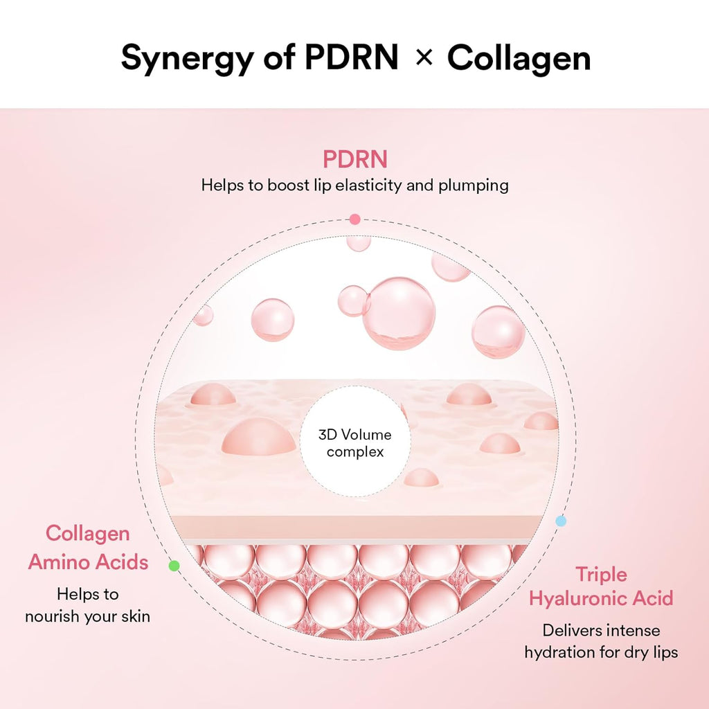 Abib PDRN Collagen Lip Mask Glazed Jelly 0.38 fl oz | Korean Lip Butter Balm Overnight Sleeping Mask Hydrating Care Moisturizer Treatment for Flakey, Dry Lips