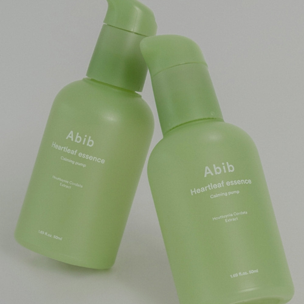 Abib Heartleaf Essence Calming Pump 1.69 fl oz / 50ml I Essence for Face, Soothing, Hydrating