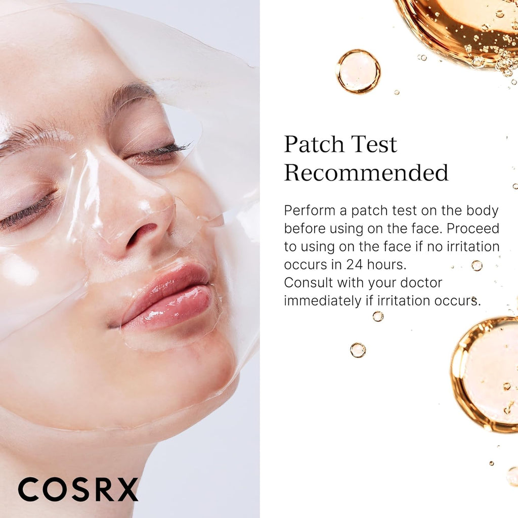 COSRX The Alpha-Arbutin Discoloration Care Hydrogel Face Masks Skincare 3 EA, Collagen Face Mask, Travel Essentials, Overnight Face Mask, Korean SkinCare