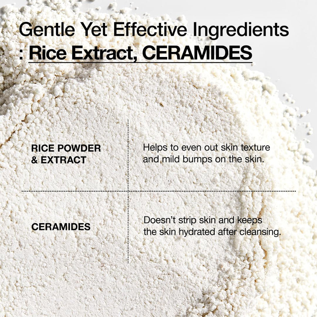 Anua Rice ENZYME BRIGHTENING CLEANSING POWDER, Rice Mask, Ceramide, Gentle Face Wash for Brightening, Radiant Skin, Facial Cleanser for Dry Skin, Korean Skincare, Fragrance Free, 40g/1.41fl.oz.