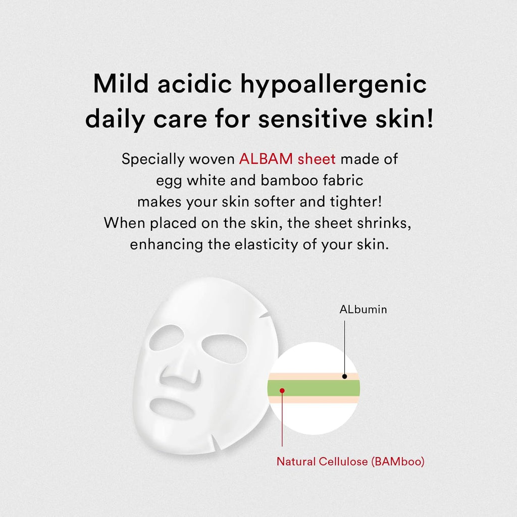 Abib Mild acidic pH sheet mask Aqua Fit 10 Sheets I Intense Hydrating and Moisturizing Care for Dry and Dehydrated Skin