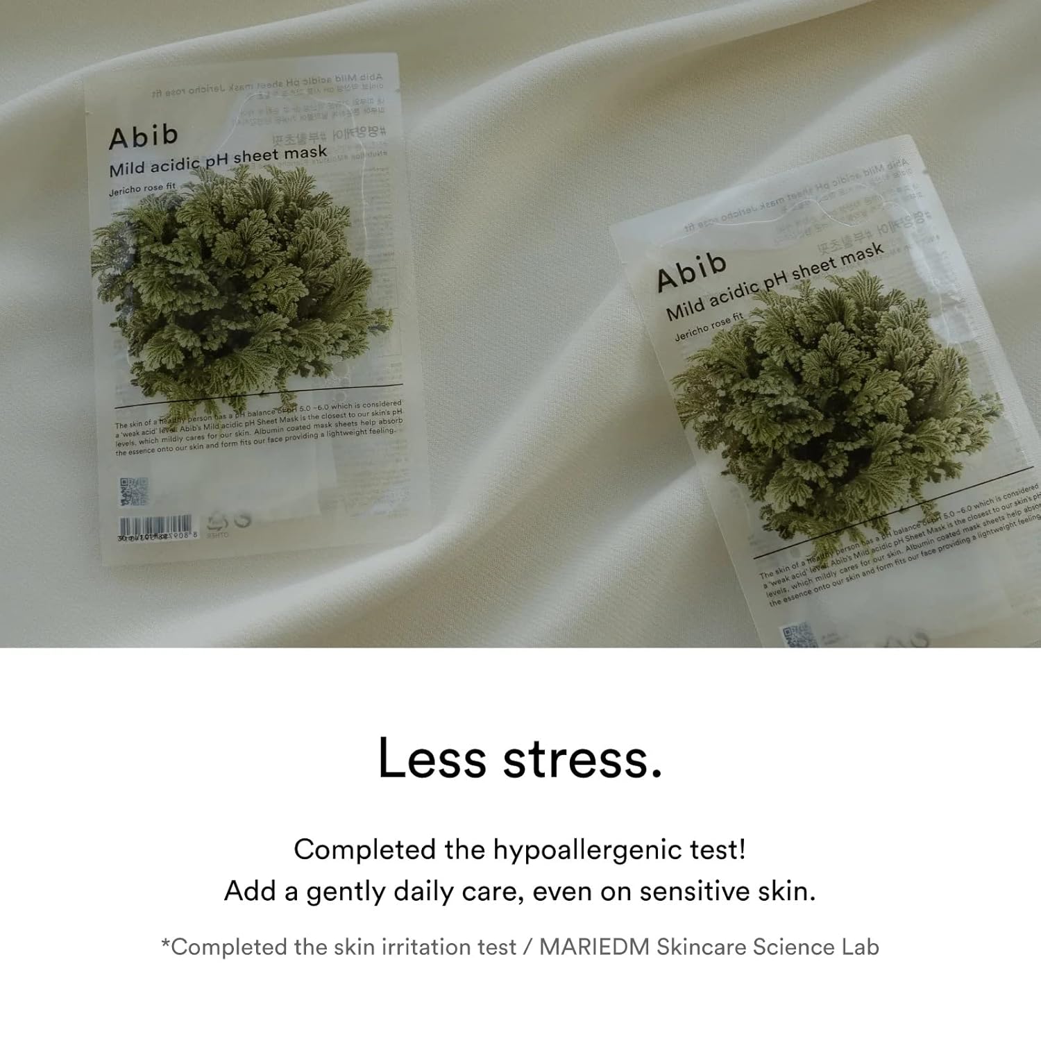Abib Mild acidic pH sheet mask Jericho Rose Fit 10 Sheets