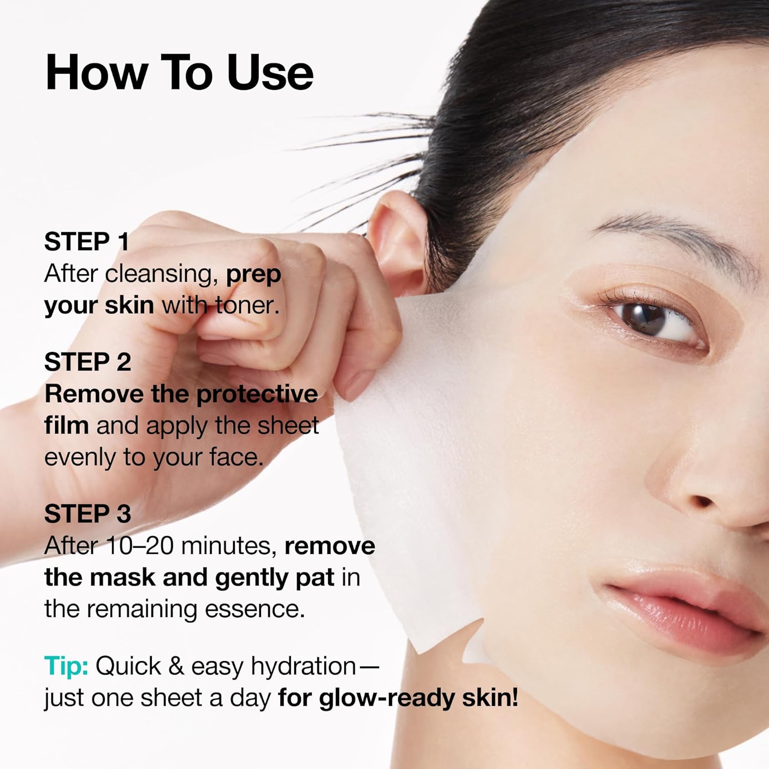 Anua PDRN Hyaluronic Acid Capsule 100 Serum Mask, everyday glow korean sheet mask with Salmon PDRN, Hyaluronic acid, Collagen, Self home care facial mask for glass skin, Korean skin care (10EA)