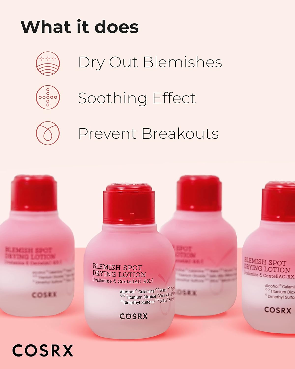 COSRX Acne Blemish Spot Drying Lotion 1.01 fl. oz / 30ml Dry and Reduce Blemish Spot, Pimple, Whitehead, Spot Treatment, Korean Skin Care