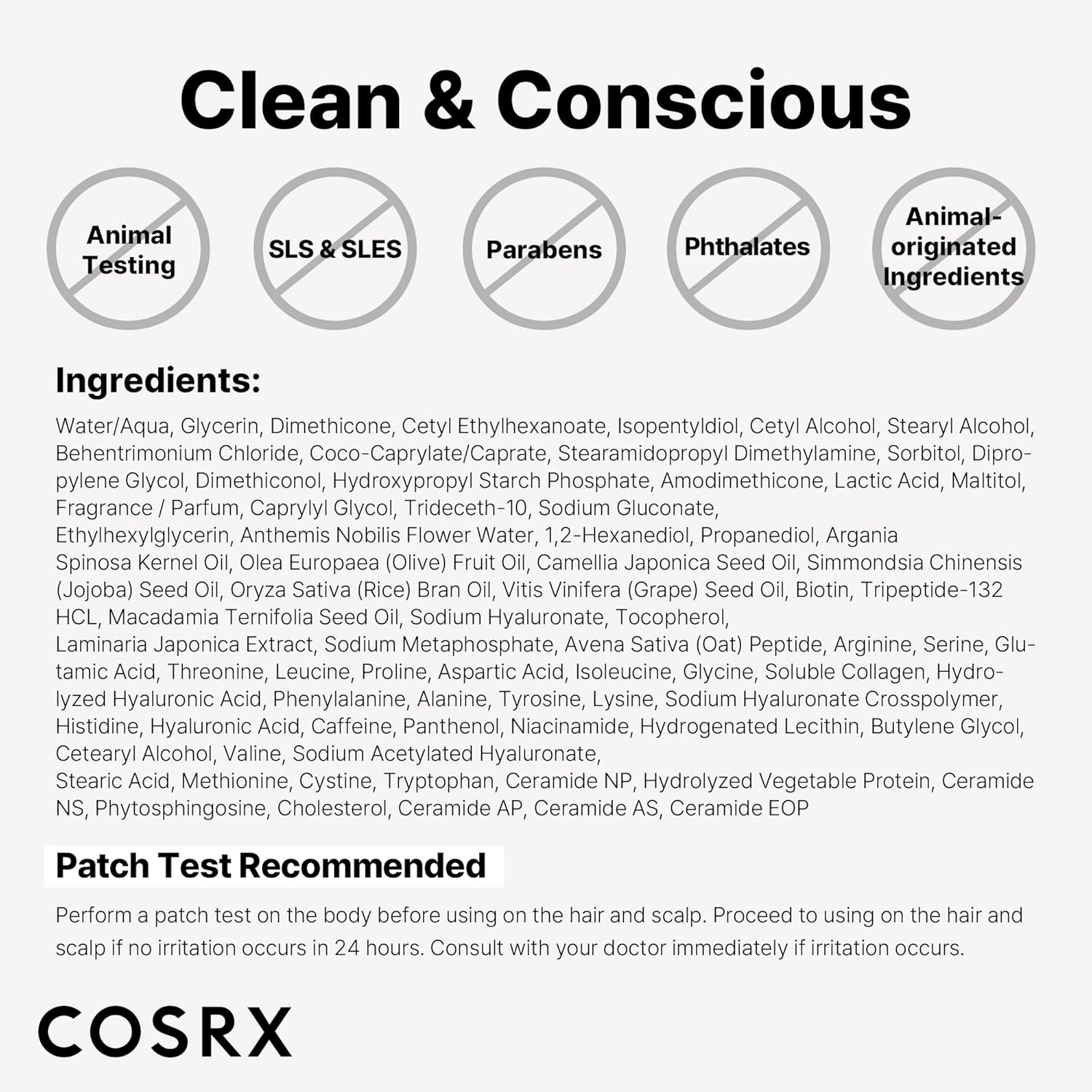 COSRX PEPTIDE 132 Hair Bond Repair Treatment - Deep Conditioner Hair Mask for Damaged, Dry Hair, Repairs Breakage & Split Ends with Collagen & Hyaluronic Acid, For All Hair Types – 4.05 fl oz