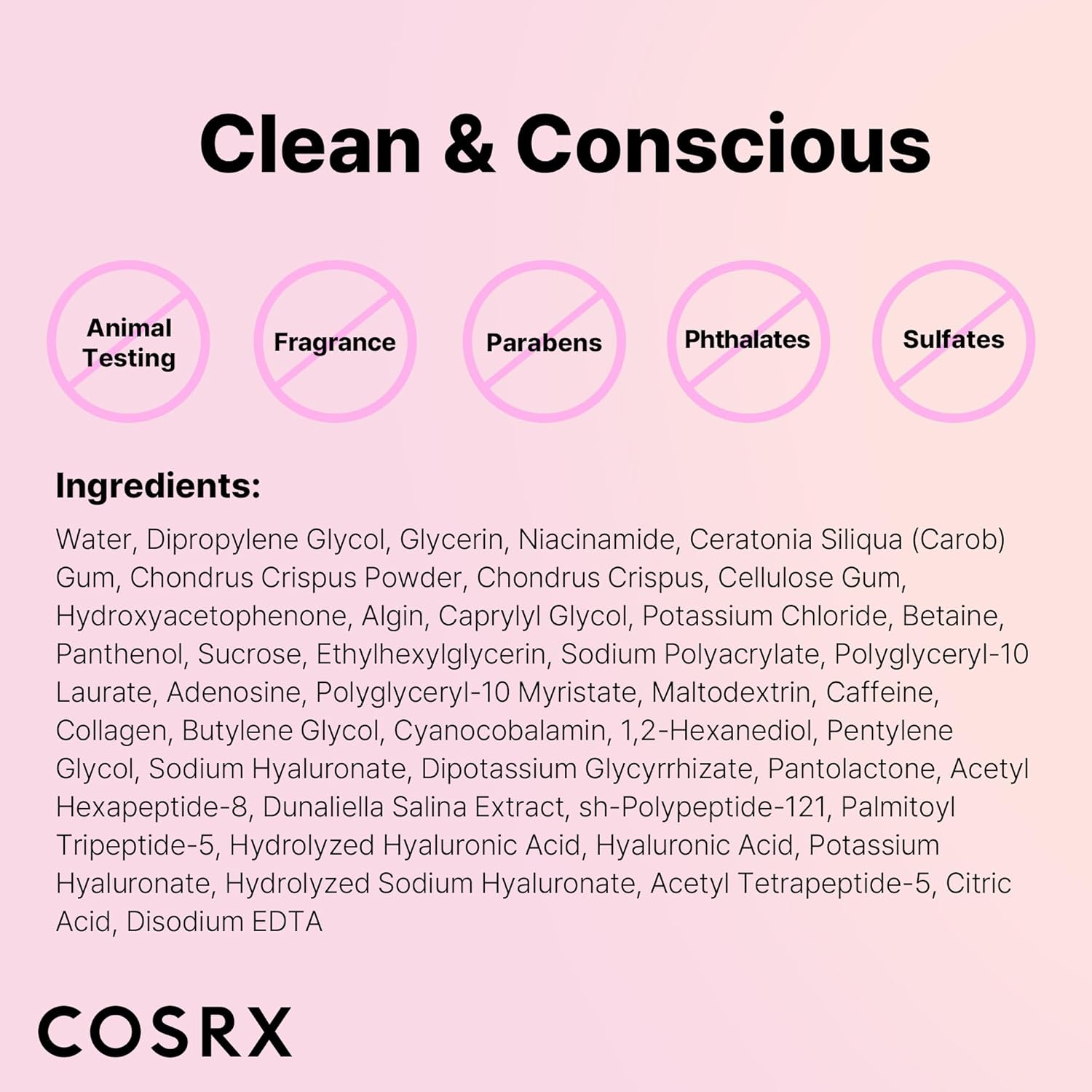 COSRX The Peptide Collagen Lifting Glow Hydrogel Face Masks Skincare 3 EA, Collagen Face Mask, Travel Essentials, Overnight Face Mask, Korean SkinCare